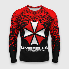 Мужской рашгард 3D с принтом Umbrella Corporation. в Екатеринбурге,  |  | resident evil | umbrella corporation | амбрелла | амбрелла корпорейшн | вирус | вымышленная военная и фармацевтическая корпорация | игра | умбрелла