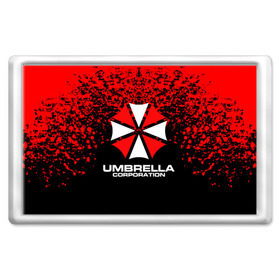 Магнит 45*70 с принтом Umbrella Corporation. в Екатеринбурге, Пластик | Размер: 78*52 мм; Размер печати: 70*45 | resident evil | umbrella corporation | амбрелла | амбрелла корпорейшн | вирус | вымышленная военная и фармацевтическая корпорация | игра | умбрелла