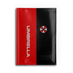 Обложка для автодокументов с принтом Umbrella Corporation. в Екатеринбурге, натуральная кожа |  размер 19,9*13 см; внутри 4 больших “конверта” для документов и один маленький отдел — туда идеально встанут права | resident evil | umbrella corporation | амбрелла | амбрелла корпорейшн | вирус | вымышленная военная и фармацевтическая корпорация | игра | умбрелла