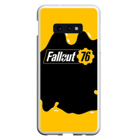 Чехол для Samsung S10E с принтом FALLOUT_76 в Екатеринбурге, Силикон | Область печати: задняя сторона чехла, без боковых панелей | 101 | 111 | 13 | 76 | atom cats | bethesda | brotherhood of steel | fallout | nuka cola | tunnel snakes | vault | war | братство стали | война | убежище | фолаут | фоллаут | ядер кола