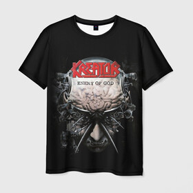 Мужская футболка 3D с принтом Kreator 3 в Екатеринбурге, 100% полиэфир | прямой крой, круглый вырез горловины, длина до линии бедер | creator | kreator | metal | thrash | креатор | криатор | метал | треш