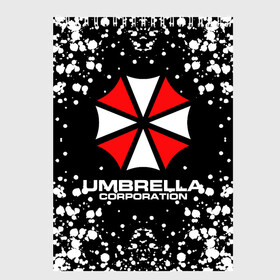 Скетчбук с принтом Umbrella Corporation в Екатеринбурге, 100% бумага
 | 48 листов, плотность листов — 100 г/м2, плотность картонной обложки — 250 г/м2. Листы скреплены сверху удобной пружинной спиралью | resident evil | umbrella corporation | амбрелла | амбрелла корпорейшн | вирус | вымышленная военная и фармацевтическая корпорация | игра | умбрелла