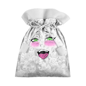 Подарочный 3D мешок с принтом Ахегао в Екатеринбурге, 100% полиэстер | Размер: 29*39 см | ahegao | ahegao face | anime | manga | аниме | аниме лицо | ахегао | ахегао лицо | ахигао | манга