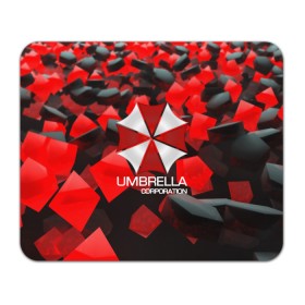 Коврик для мышки прямоугольный с принтом Umbrella Corp. в Екатеринбурге, натуральный каучук | размер 230 х 185 мм; запечатка лицевой стороны | biohazard | biohazard 7 | crocodile | fang | game | hand | monster | new umbrella | resident evil | resident evil 7 | umbrella | umbrella corp | umbrella corporation | zombie