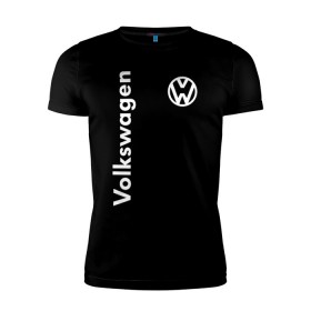 Мужская футболка премиум с принтом Volkswagen. в Екатеринбурге, 92% хлопок, 8% лайкра | приталенный силуэт, круглый вырез ворота, длина до линии бедра, короткий рукав | 2020 | car | sport | volkswagen | авто | автомобильные | бренд | вирус | коронавирус | марка | машина | новый лого | спорт | стиль | фольксваген