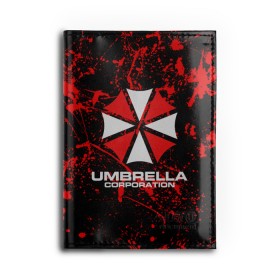 Обложка для автодокументов с принтом Umbrella Corporation. в Екатеринбурге, натуральная кожа |  размер 19,9*13 см; внутри 4 больших “конверта” для документов и один маленький отдел — туда идеально встанут права | resident evil | umbrella corporation | амбрелла | амбрелла корпорейшн | вирус | вымышленная военная и фармацевтическая корпорация | игра | умбрелла