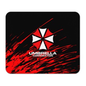 Коврик для мышки прямоугольный с принтом Umbrella Corporation. в Екатеринбурге, натуральный каучук | размер 230 х 185 мм; запечатка лицевой стороны | resident evil | umbrella corporation | амбрелла | амбрелла корпорейшн | вирус | вымышленная военная и фармацевтическая корпорация | игра | умбрелла