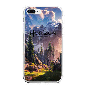 Чехол для iPhone 7Plus/8 Plus матовый с принтом Horizon Zero Dawn в Екатеринбурге, Силикон | Область печати: задняя сторона чехла, без боковых панелей | aloy | antasy girl | art | artwork | digital art | fantasy | horizon | horizon: zero dawn | landscape | tallneck | warrior fantasy | weapon | zero dawn