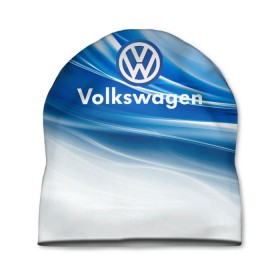 Шапка 3D с принтом Volkswagen. в Екатеринбурге, 100% полиэстер | универсальный размер, печать по всей поверхности изделия | 2020 | car | sport | volkswagen | авто | автомобильные | бренд | вирус | коронавирус | марка | машина | новый лого | спорт | стиль | фольксваген