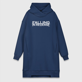 Платье-худи хлопок с принтом Falling in Reverse в Екатеринбурге,  |  | falling in reverse | logo | rock | ronnie radke | лого | рок | ронни радке