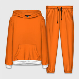 Женский костюм 3D (с толстовкой) с принтом Цвет апельсиновая корка в Екатеринбурге,  |  | orange peel | pantone | без рисунка | коричневый | лето весна | модный цвет 2020 | оранжевый | оттенок оранжевого | рыжий | цвет апельсиновая корка