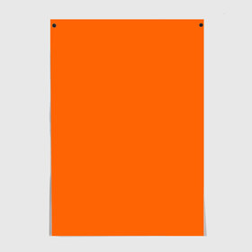 Постер с принтом Цвет апельсиновая корка в Екатеринбурге, 100% бумага
 | бумага, плотность 150 мг. Матовая, но за счет высокого коэффициента гладкости имеет небольшой блеск и дает на свету блики, но в отличии от глянцевой бумаги не покрыта лаком | orange peel | pantone | без рисунка | коричневый | лето весна | модный цвет 2020 | оранжевый | оттенок оранжевого | рыжий | цвет апельсиновая корка
