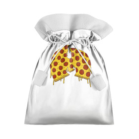 Подарочный 3D мешок с принтом Pizza Clan в Екатеринбурге, 100% полиэстер | Размер: 29*39 см | ghostface | method man | pizza | rap | rza | wu tang | ву танг | еда | метод мен | пицца | рэп