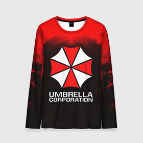 Мужской лонгслив 3D с принтом UMBRELLA CORP в Екатеринбурге, 100% полиэстер | длинные рукава, круглый вырез горловины, полуприлегающий силуэт | ada wong | biohazard | leon | nemesis | project resistance | raccoon city | re | re3 | resident evil | resident evil 3 | rpd | stars | umbrella | ада вонг | амбрелла | немезис | ужасы