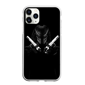 Чехол для iPhone 11 Pro Max матовый с принтом Killer Predator (Black) в Екатеринбурге, Силикон |  | Тематика изображения на принте: hitman | predator | хитман | хищник