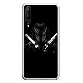 Чехол для Honor P30 с принтом Killer Predator (Black) в Екатеринбурге, Силикон | Область печати: задняя сторона чехла, без боковых панелей | hitman | predator | хитман | хищник