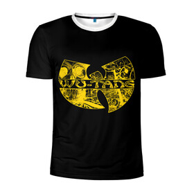 Мужская футболка 3D спортивная с принтом Wu-Tang Clan. в Екатеринбурге, 100% полиэстер с улучшенными характеристиками | приталенный силуэт, круглая горловина, широкие плечи, сужается к линии бедра | genius gza | method man | razor rza | wu tang | wu tang clan | ву танг клан | гангста рэп | гангстеры | девяти человек | музыка | хип хоп
