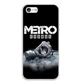 Чехол для iPhone 5/5S матовый с принтом METRO EXODUS в Екатеринбурге, Силикон | Область печати: задняя сторона чехла, без боковых панелей | exodus | horror | metro 2033 | metro exodus | sparta | survival | артём | игры | исход | метро | метро 2035 | спарта | спартанцы