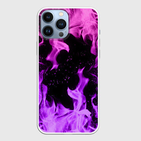 Чехол для iPhone 13 Pro Max с принтом ЦВЕТНОЙ ОГОНЬ | NEON FIRE в Екатеринбурге,  |  | bright | fire | flame | heat | light | wildfire | искры | огненный | огонь | пламя | пожар