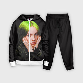 Детский костюм 3D с принтом BILLIE EILISH в Екатеринбурге,  |  | bad | bill | billie | eil | eili | eilish | guy | music | ocean | айлиш | айлишь | беляш | бил | билли | девочке | девушке | женщине | мальчику | мужчине | музыка | музыкант | парню | певица | эйл | эйли | эйлиш | эйлишь