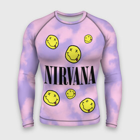 Мужской рашгард 3D с принтом NIRVANA в Екатеринбурге,  |  | in utero | nevermind | nirvana | nirvana in utero | nirvana logo | smile | курт кобейн | нирвана | нирвана in utero | нирвана лого