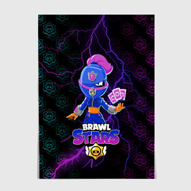 Постер с принтом BRAWL STARS TARA. в Екатеринбурге, 100% бумага
 | бумага, плотность 150 мг. Матовая, но за счет высокого коэффициента гладкости имеет небольшой блеск и дает на свету блики, но в отличии от глянцевой бумаги не покрыта лаком | 8 bit | brawl stars | crow | leon | leon shark | max | mecha | mecha crow | mr.p | sally leon | shark | tara | virus 8 bit | werewolf leon | берли | бравл старс | ворон | леон | макс | оборотень | тара