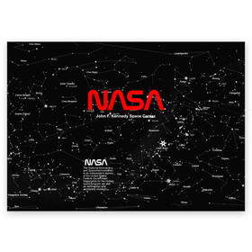 Поздравительная открытка с принтом NASA в Екатеринбурге, 100% бумага | плотность бумаги 280 г/м2, матовая, на обратной стороне линовка и место для марки
 | nasa | астронавт | вселенная | звёздная карта | звёзды | космический | космонавт | космонавтика | космос | наса | ракета | шатл