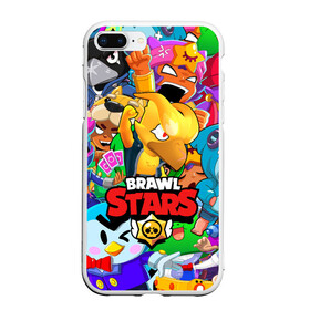 Чехол для iPhone 7Plus/8 Plus матовый с принтом BRAWL STARS CROW PHOENIX в Екатеринбурге, Силикон | Область печати: задняя сторона чехла, без боковых панелей | 8 bit | 8 бит | bibi | brawl stars | crow | el brown | leon | leon shark | max | mr.p | sally leon | shark | sprout | stars | virus | werewolf | акула | биби | вирус | ворон | леон | оборотень | пингвин