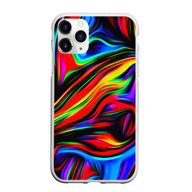 Чехол для iPhone 11 Pro Max матовый с принтом ABSTRACT в Екатеринбурге, Силикон |  | abstraction | geometry | hexagon | neon | paints | stripes | texture | triangle | абстракция | брызги | геометрия | краски | неон | неоновый | соты | текстура