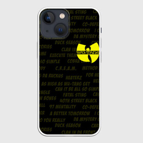Чехол для iPhone 13 mini с принтом WU TANG CLAN | ВУ ТАНГ КЛАН (Z) в Екатеринбурге,  |  | rap | wu tang | wu tang clan | ву танг | ву танг клан | реп | репер | рэп | рэпер