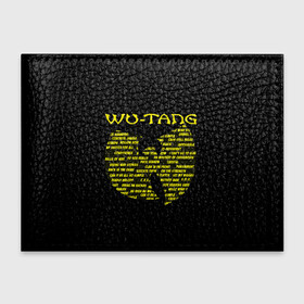 Обложка для студенческого билета с принтом WU TANG CLAN | ВУ ТАНГ (Z) в Екатеринбурге, натуральная кожа | Размер: 11*8 см; Печать на всей внешней стороне | rap | wu tang | wu tang clan | ву танг | ву танг клан | реп | репер | рэп | рэпер