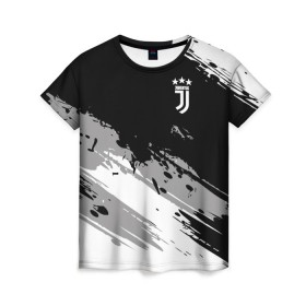 Женская футболка 3D с принтом Juventus F.C. в Екатеринбурге, 100% полиэфир ( синтетическое хлопкоподобное полотно) | прямой крой, круглый вырез горловины, длина до линии бедер | Тематика изображения на принте: calcio | club | cr7 | cristiano ronaldo | dybala | football | full highlights | goals | italia | juventus | napoli | roma | serie a | белый | италия | клуб | форма | черный | ювентус