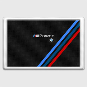 Магнит 45*70 с принтом BMW POWER CARBON в Екатеринбурге, Пластик | Размер: 78*52 мм; Размер печати: 70*45 | Тематика изображения на принте: bmw | carbon power | абстракция | авто | автомобиль | бмв | карбон | лого | логотип | машина | скорость