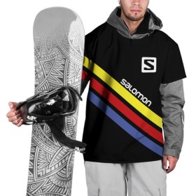 Накидка на куртку 3D с принтом Salomon в Екатеринбурге, 100% полиэстер |  | salomon | активный отдых | альпинизм | биатлон | зима | лыжи | сноуборд | спорт