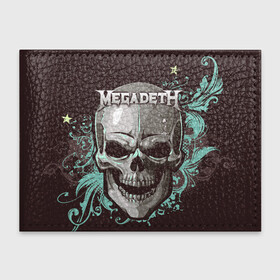 Обложка для студенческого билета с принтом Megadeth в Екатеринбурге, натуральная кожа | Размер: 11*8 см; Печать на всей внешней стороне | countdown to extinction | бас | гитара | группа | дэйв мастейн | кико лоурейро | лос анджелес | метал | трэш | хард рок | хеви метал