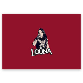 Поздравительная открытка A6 с принтом Louna в Екатеринбурге, 100% бумага | плотность бумаги 280 г/м2, матовая, на обратной стороне линовка и место для марки
 | louna | лу геворкян | луна | лусине | музыка | рок | русский рок
