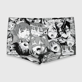 Мужские купальные плавки 3D с принтом AHEGAO monochrome в Екатеринбурге, Полиэстер 85%, Спандекс 15% |  | Тематика изображения на принте: ahegao | anime | face | manga | аниме | ахегао | лицо | манга