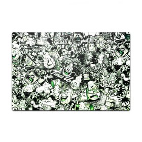 Пазл магнитный 126 элементов с принтом Граффити в Екатеринбурге, полимерный материал с магнитным слоем | 126 деталей, размер изделия —  180*270 мм | doodling | textures | tiles | баллончики | буквы | винтаж | винтажная | герои | граффити | дудл | дудлинг | звезда | иероглифы | картинки | комиксы | краска | красносиний | логотип | надпись | смайл | спермотозоиды