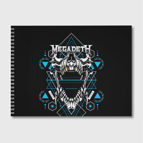 Альбом для рисования с принтом Megadeth в Екатеринбурге, 100% бумага
 | матовая бумага, плотность 200 мг. | countdown to extinction | бас | гитара | группа | дэйв мастейн | кико лоурейро | лос анджелес | метал | трэш | хард рок | хеви метал