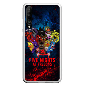 Чехол для Honor P30 с принтом Five Nights At Freddys в Екатеринбурге, Силикон | Область печати: задняя сторона чехла, без боковых панелей | Тематика изображения на принте: 5 ночей с фредди | five nights at freddys | fnaf | horror | nightmare | страшилки | ужасы | фнаф | фредди фазбер | хоррор