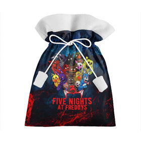Подарочный 3D мешок с принтом Five Nights At Freddys в Екатеринбурге, 100% полиэстер | Размер: 29*39 см | 5 ночей с фредди | five nights at freddys | fnaf | horror | nightmare | страшилки | ужасы | фнаф | фредди фазбер | хоррор