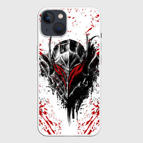 Чехол для iPhone 13 с принтом БЕРСЕРК ЧЁРНАЯ МАСКА   BERSERK BLACK MASK в Екатеринбурге,  |  | anime | anime berserk | berserk | knight | manga | аниме | аниме берсерк | берсерк | манга | рыцарь