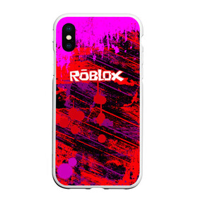 Чехол для iPhone XS Max матовый с принтом roblox в Екатеринбурге, Силикон | Область печати: задняя сторона чехла, без боковых панелей | game | gamer | logo | minecraft | roblox | simulator | игра | конструктор | лого | симулятор | строительство | фигура