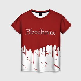 Женская футболка 3D с принтом Bloodborne. в Екатеринбурге, 100% полиэфир ( синтетическое хлопкоподобное полотно) | прямой крой, круглый вырез горловины, длина до линии бедер | bloodborne | bloodborne 2 | esport | game | playstation | бладборн | игра | киберспорт | киберспортсмен | порождение крови