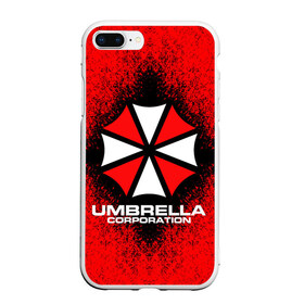 Чехол для iPhone 7Plus/8 Plus матовый с принтом Umbrella Corporation в Екатеринбурге, Силикон | Область печати: задняя сторона чехла, без боковых панелей | game | resident evil 3 | umbrella corporation | амбрелла | амбрелла корпорейшн | военная и фармацевтическая корпорация | игра | игры | умбрелла