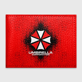 Обложка для студенческого билета с принтом Umbrella Corporation в Екатеринбурге, натуральная кожа | Размер: 11*8 см; Печать на всей внешней стороне | Тематика изображения на принте: game | resident evil 3 | umbrella corporation | амбрелла | амбрелла корпорейшн | военная и фармацевтическая корпорация | игра | игры | умбрелла