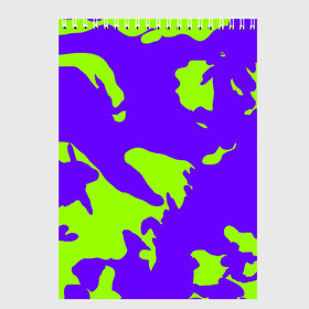 Скетчбук с принтом тeкстура в Екатеринбурге, 100% бумага
 | 48 листов, плотность листов — 100 г/м2, плотность картонной обложки — 250 г/м2. Листы скреплены сверху удобной пружинной спиралью | abstract | texture | абстракция | краски | пятна красок | текстура | фон | эффект красок