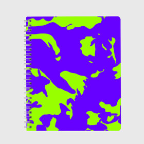 Тетрадь с принтом тeкстура в Екатеринбурге, 100% бумага | 48 листов, плотность листов — 60 г/м2, плотность картонной обложки — 250 г/м2. Листы скреплены сбоку удобной пружинной спиралью. Уголки страниц и обложки скругленные. Цвет линий — светло-серый
 | abstract | texture | абстракция | краски | пятна красок | текстура | фон | эффект красок
