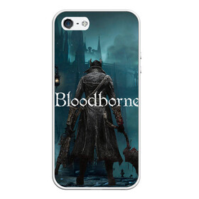 Чехол для iPhone 5/5S матовый с принтом Bloodborne в Екатеринбурге, Силикон | Область печати: задняя сторона чехла, без боковых панелей | bloodborne | bloodborne 2 | esport | game | playstation | бладборн | игра | киберспорт | киберспортсмен | порождение крови