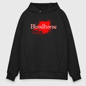 Мужское худи Oversize хлопок с принтом Bloodborne в Екатеринбурге, френч-терри — 70% хлопок, 30% полиэстер. Мягкий теплый начес внутри —100% хлопок | боковые карманы, эластичные манжеты и нижняя кромка, капюшон на магнитной кнопке | bloodborne | bloodborne 2 | esport | game | playstation | бладборн | игра | киберспорт | киберспортсмен | порождение крови